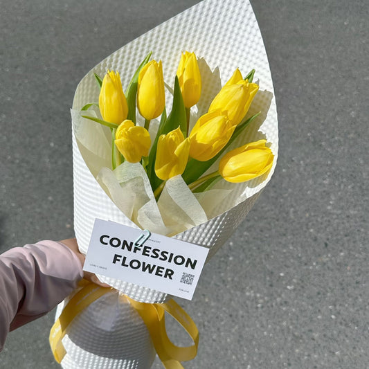 Tavaszi Fény – Sárga Tulipáncsokor