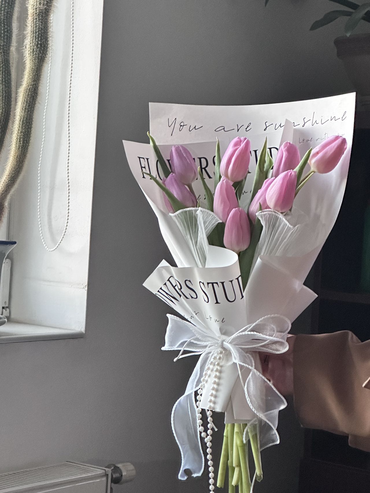 Gyöngy Rózsaszín – Prémium Tulipáncsokor